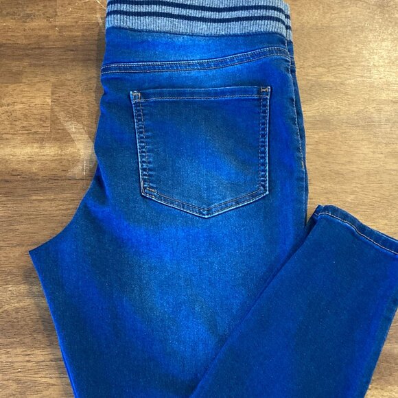No Boundaries Juniors' Mid Rise Rib Waistband Jeggings Size L/G (11 - 13) EUC! - Picture 1 of 5
